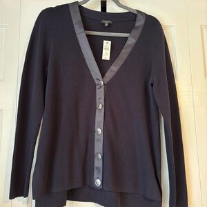 Talbots MP Navy Cardigan NWT